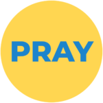 Pray circle yellow
