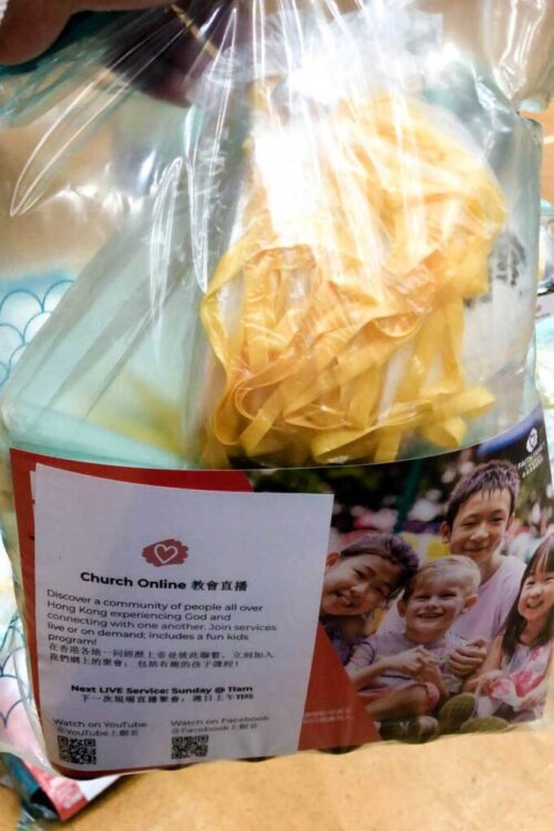 Relief Packages include masks, hand sanitizers, disinfectant wipes and a connection to the online church services.